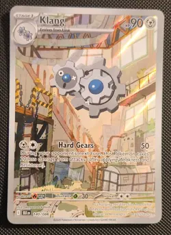 Klang 140/086 Pokemon SV Black Bolt Illustration Holo Card Near Mint Condition - Image 1