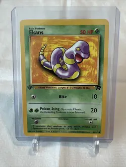 (vintage) 1st Edition Booster Pack Opened WOTC w/ all 11 Team Rocket Cards. - Image 4