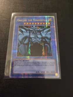 EGYPTIAN GOD CARDS OBELISK SLIFER RA LC01 Quarter Century Secret Rare Yugioh TCG - Image 5