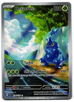 Heracross 194/193 - Illustration Rare Paldea Evolved Pokemon TCG 2023- M/LP Card - Image 1
