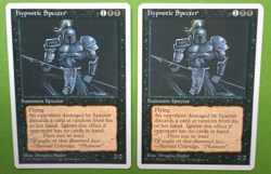 Magic the Gathering MTG Fourth (4th) Edition HYPNOTIC SPECTER X 2 LP/EX U 1995! - Image 3