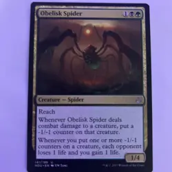 Obelisk Spider MtG Hour of Devastation LP - Image 1