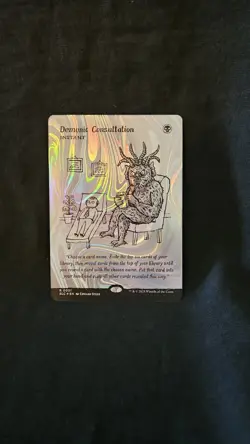 Demonic Consultation Halo Foil MTG SLC R0031 - An Encyclopedia Of Magic - Image 1