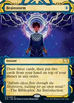 MTG Brainstorm - Foil, NM-Mint, English Strixhaven: Mystical Archives - Image 1
