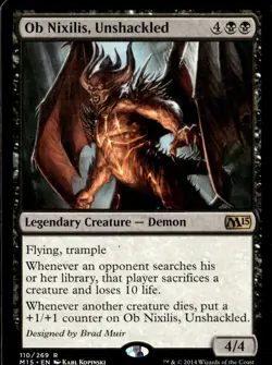 Magic 2015 (M15) #110 Ob Nixilis, Unshackled - Image 1