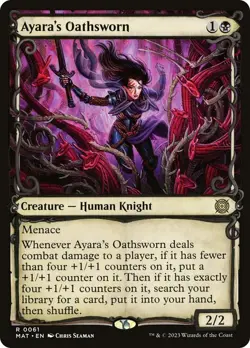 Ayara's Oathsworn Showcase March of the Machine The Aftermath NM MTG - Image 1