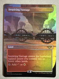 MTG / Inspiring Vantage / OTJ / #303 / FOIL (Borderless) / Rare / NM - Image 1
