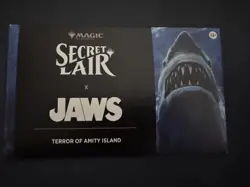 MTG Secret Lair Jaws Terror of Amity Island Non Foil​ NEW SEALED - Image 1