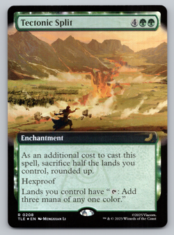 Tectonic Split FOIL Ext Art - Avatar Last Airbender - MTG - Image 1