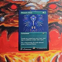 [1x] Prismatic Omen (1104) - Borderless Near Mint, English Secret Lair MTG Magic - Image 1