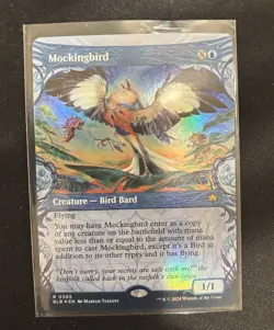 Mockingbird MTG Bloomburrow Showcase Foil NM - Image 1