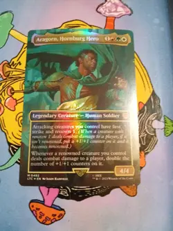 MTG *Aragorn, Hornburg Hero Foil X1* (NM) Lord of the Rings Commander Magic - Image 1