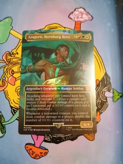 MTG *Aragorn, Hornburg Hero Foil X1* (NM) Lord of the Rings Commander Magic - Image 2