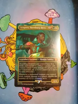 MTG *Aragorn, Hornburg Hero Foil X1* (NM) Lord of the Rings Commander Magic - Image 3