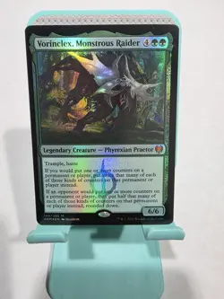 Vorinclex, Monstrous Raider #199 (Foil) (NM) Kaldheim KHM Magic MTG - Image 1