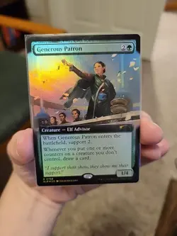 Generous Patron - Extended Art FOIL - MTG Secret Lair 0768 - NM/M - Image 1