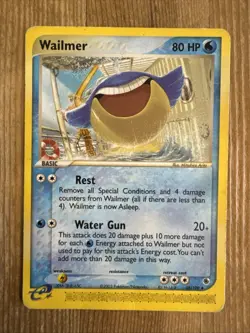 Pokemon TCG Wailmer EX Ruby and Sapphire 48/109 Regular Uncommon DMG - Image 1