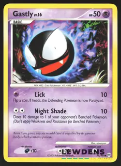 Gastly - 36/99 - Uncommon - Arceus - Pokemon Card - Image 1