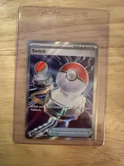 Switch 123/094 - Full Art Trainer - Holo - Pokemon TCG - Phantasmal Flames - Image 1