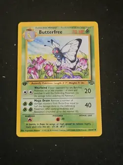Pokemon TCG Jungle Butterfree Card 33/64 Regular 1st Edition Uncommon - Image 1