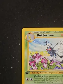 Pokemon TCG Jungle Butterfree Card 33/64 Regular 1st Edition Uncommon - Image 2
