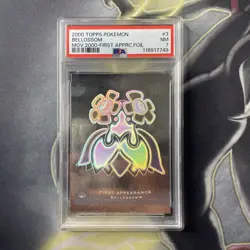 Topps Pokemon the Movie 2000 Bellossom First Appearance Foil #3 - PSA 7 - CLEAN! - Image 1