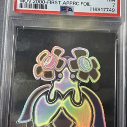 Topps Pokemon the Movie 2000 Bellossom First Appearance Foil #3 - PSA 7 - CLEAN! - Image 4