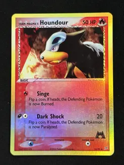 Houndour #35/95 - Pokemon TCG - EX Team Magma vs. Team Aqua - Reverse Holo - NM - Image 1