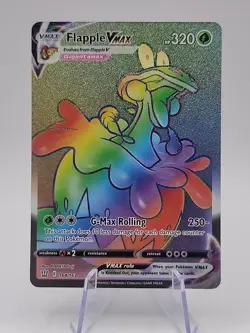 Flapple VMAX (Secret, #164/163) - Holofoil SWSH - Battle Styles NM Pokemon - Image 1