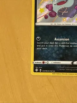 Koffing SV076/SV122 Shining Fates: Shiny Vault Holo Rare Pokemon TCG NM - Image 3