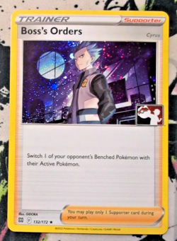 Boss's Orders 132/172 Holo Pokemon Play! Prize Pack Series 3 - Image 1