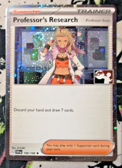 Professor's Research 189/198 Holo Pokemon Play! Prize Pack Series 3 - Image 1
