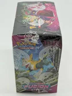 Pokemon TCG Sword & Shield Fusion Strike Booster Box Sealed w/ Acrylic Case - Image 4