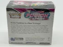 Pokemon TCG Sword & Shield Fusion Strike Booster Box Sealed w/ Acrylic Case - Image 5