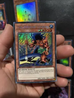 Yu-Gi-Oh the Legendary Fisherman SBC1-ENC01 Secret Rare 1st Edition - Image 1