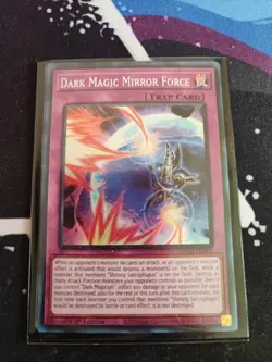 Yu-Gi-Oh Dark Magic Mirror Force INFO-EN069 Super Rare - Image 1