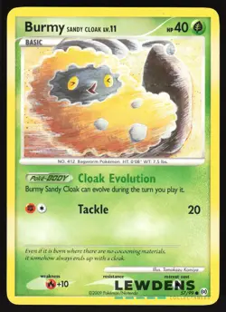 Burmy Sandy Cloak - 57/99 - Common - Arceus - Pokemon Card - Image 1