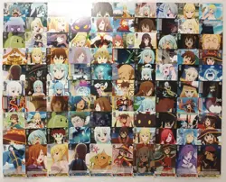 Lot of 100 Japanese Weiss Weiss Schwarz Konosuba Card set - Image 1