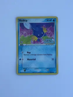 Pokemon Mudkip Reverse Holo Common Card 57/100 EX Crystal Guardians 2006 - Image 1