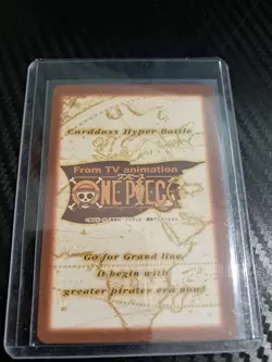 BANDAI One Piece Hyper Battle H19 ZORO CREW SCARCE EARLY CARD - Image 2