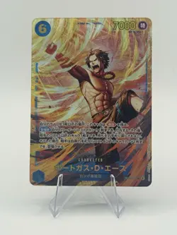 Portgas D. Ace OP13-119 SEC Carrying on His Will ONE PIECE Card Japanese NM - Image 1