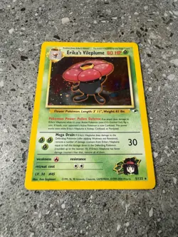 Pokemon TCG Cards Erika's Vileplume 5/132 Gym Heroes Holo Rare LP - Image 5