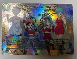 Dragon Ball Super Card Heroines’ Lineage EB1-68 SCR HOLO - Image 1