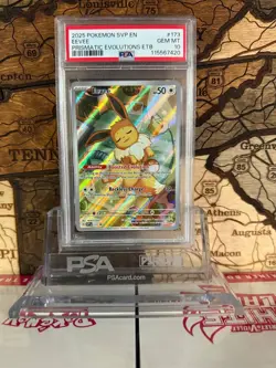 Eevee 173 Scarlet & Violet Promo Cards Holo PSA 10 - Image 1
