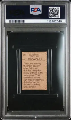 Pikachu Pokemon Card Lunchables Hand Cut 1999 Nintendo WOTC PSA 6 POP 1 - Image 2