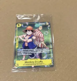 One Piece CCG Monkey.D.Luffy OP10-111 Rare Promo Card Factory Sealed - Image 1