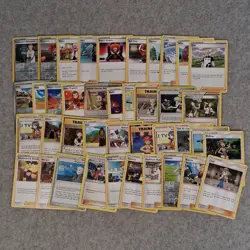 Pokemon Trainer Supporter Card Lot x40 NM-LP Mixed Sets Deck Builder - Image 1