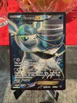 Pokemon Glaceon EX XY: Fates Collide Full Art Ultra Rare Card 116/124 - Image 1
