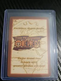 BANDAI One Piece Hyper Battle S65 LUFFY SCARCE EARLY CARD - Image 2