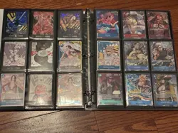 One Piece TCG Binder Collection a bunch of finalist cards, pre-releases and more - Image 4